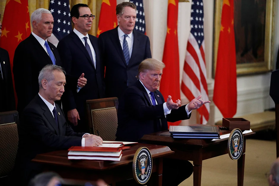 Trenutak za istoriju: Kineski vicepremijer Liu He i Donald Tramp