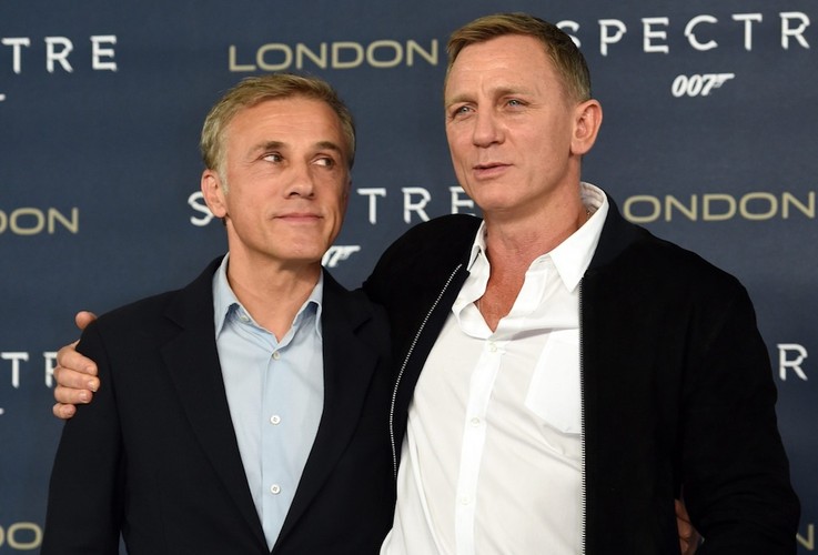 Christoph Waltz i Daniel Craig w Londynie spotkali się z dziennikarzami