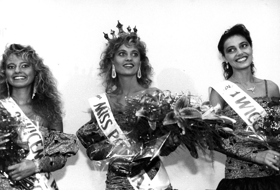 Żaneta Katkowska, Aneta Kręglicka i Agnieszka Angelo (1989 r.)