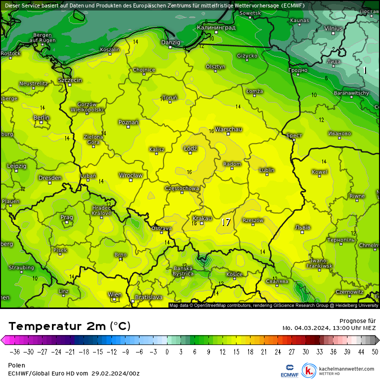 Ostatnim bardzo ciepłym dniem niemal w całym kraju będzie prawdopodobnie poniedziałek