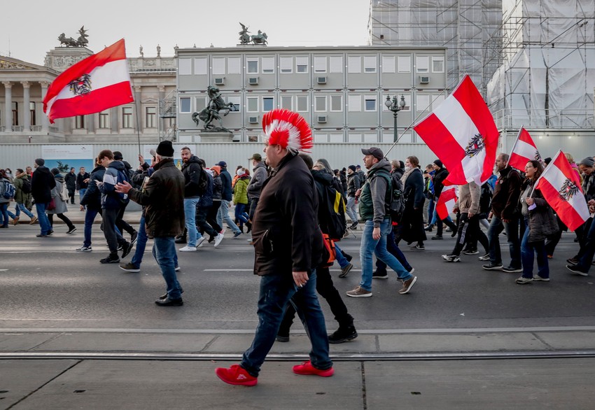 Protesti u Austriji zbog kovid restrikcija