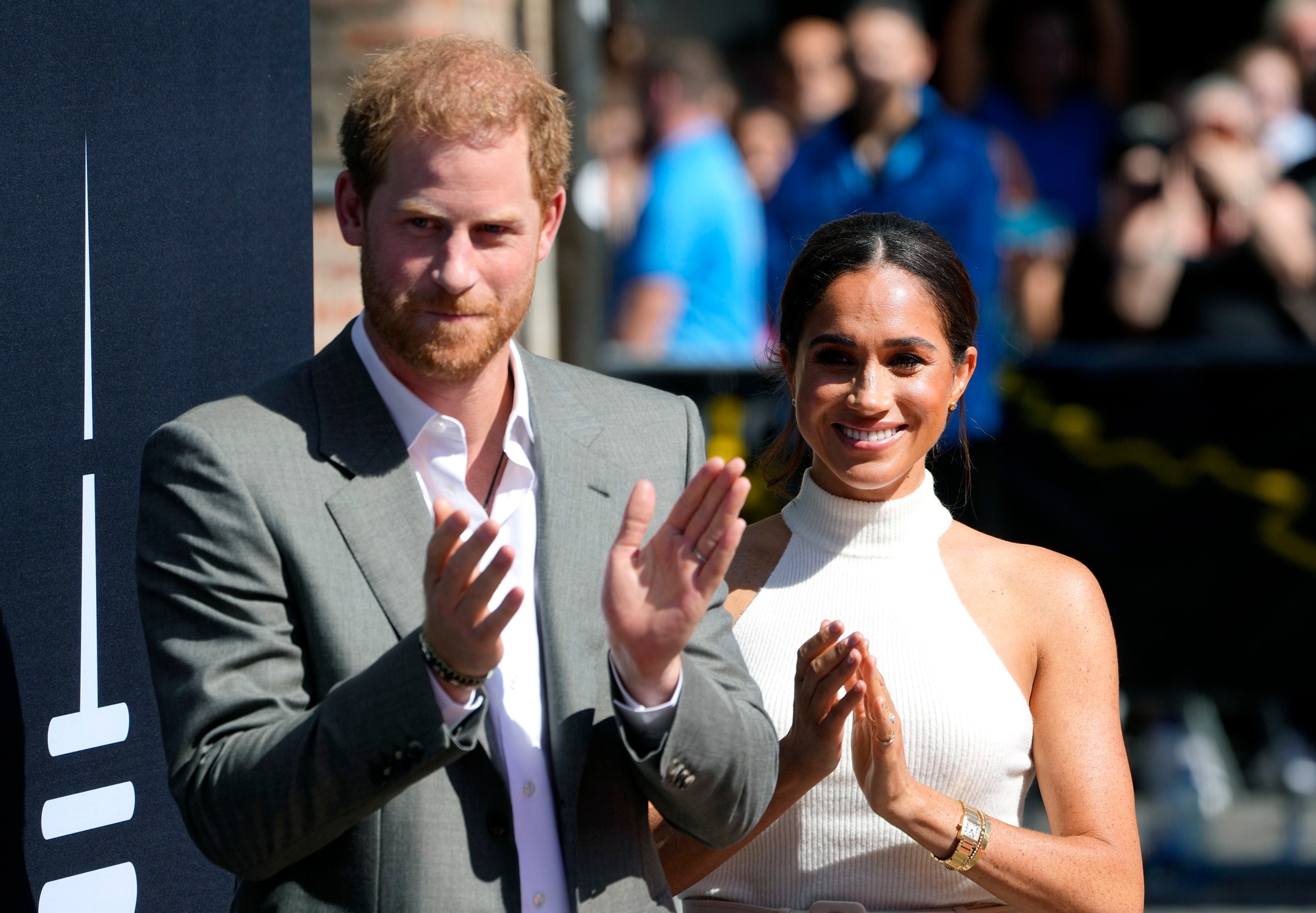 Britský princ Harry s manželkou Meghan.