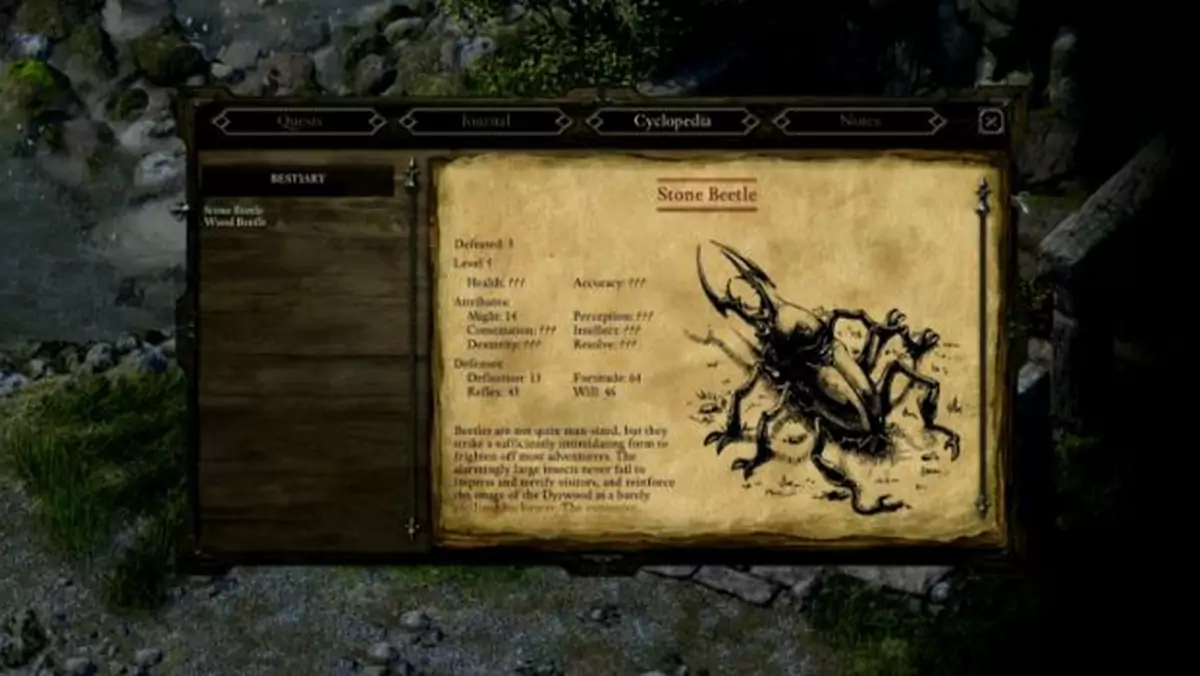 GC 2014: W Pillars of Eternity nawet zwykły żuk będzie groźnym przeciwnikiem