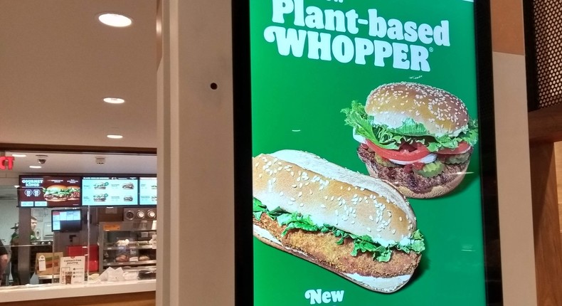 Burger King seems to have doubled down on advertising its UK plant-based options since the McPlant was released.