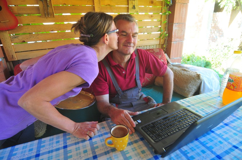 Stolar Mile sa suprugom Sandrom