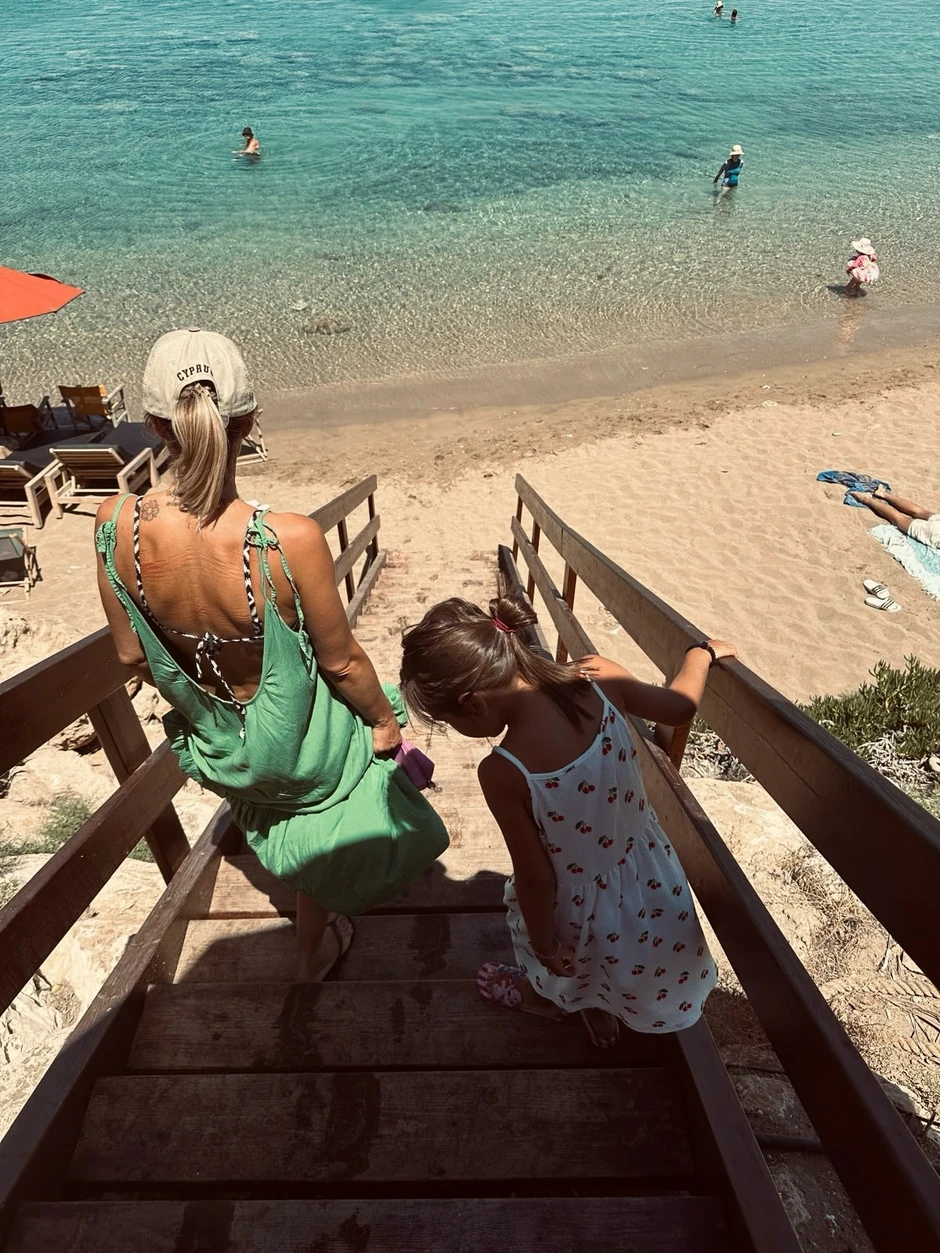 Marina Tadić sa ćerkom