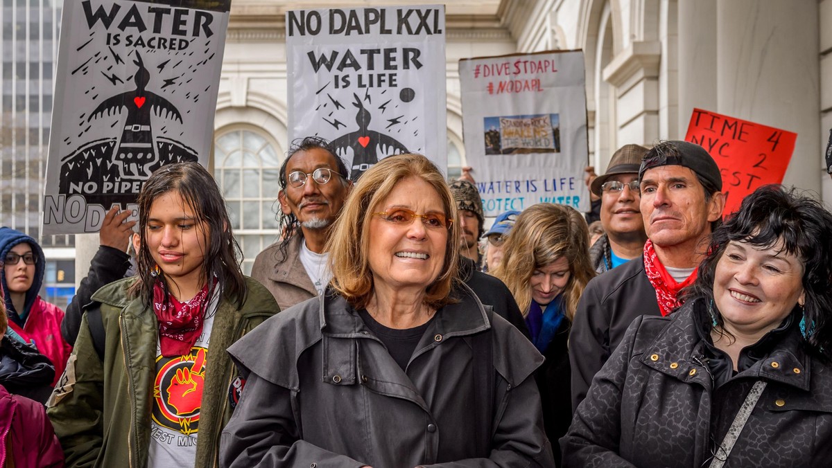 NYC: #NoDAPL Encampment march to City Hall