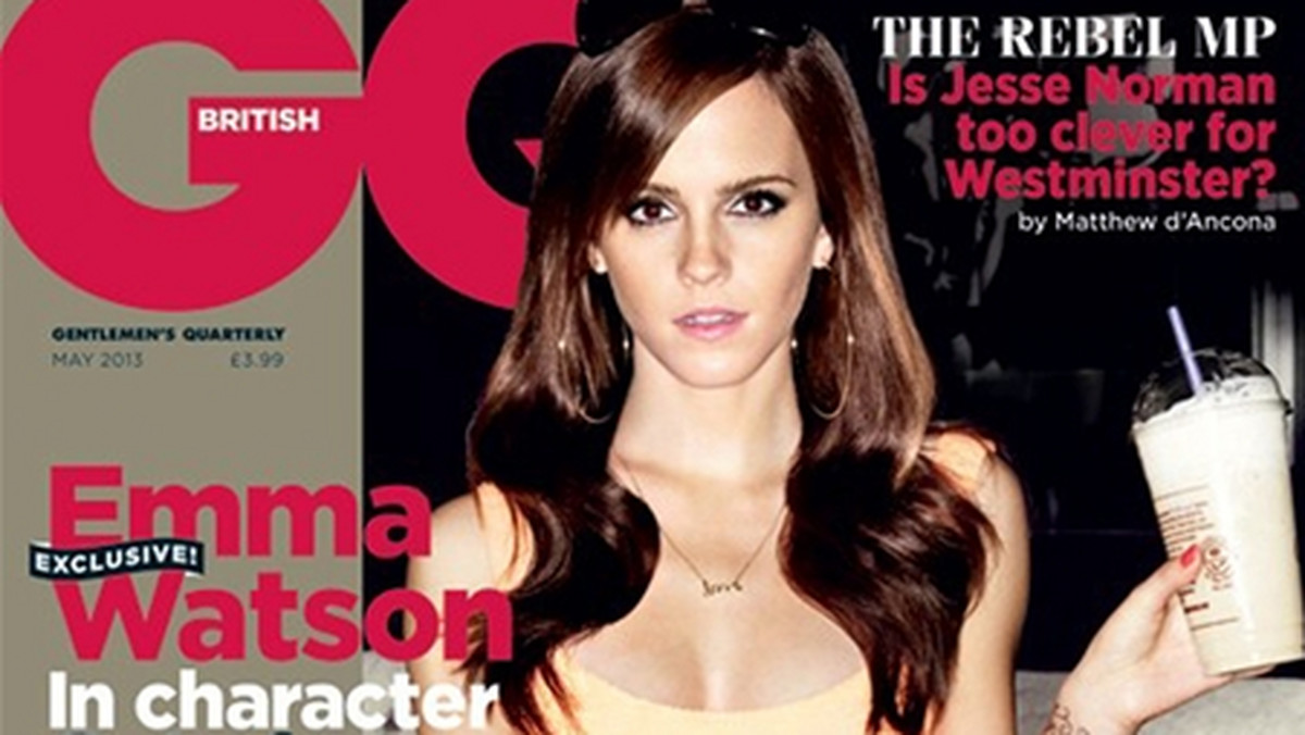 W najnowszym numerze brytyjskiego magazynu "GQ" okładkę zdobi zdjęcie Emmy Watson. W środku gazety znajdziemy również sesję i wywiad z aktorką.
