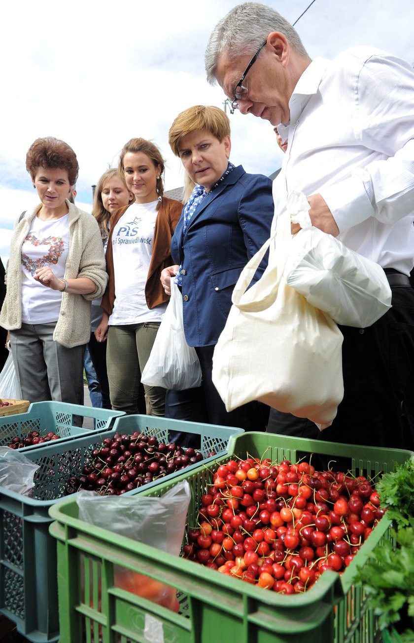 Szydło i Kidawa-Błońska na targach