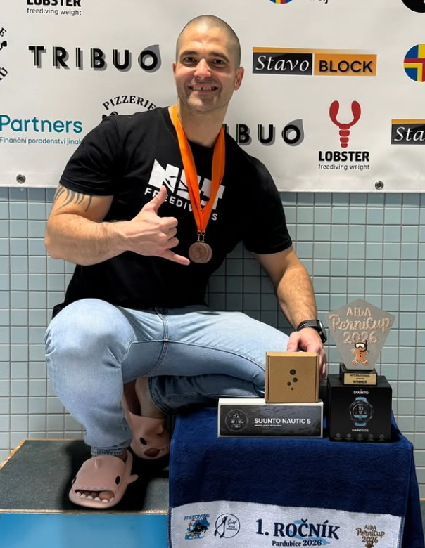 Freediver Martin Ruman.