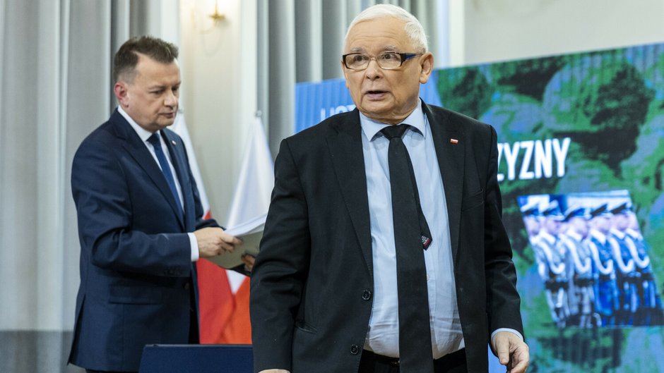 Jarosław Kaczyński i Mariusz Błaszczak