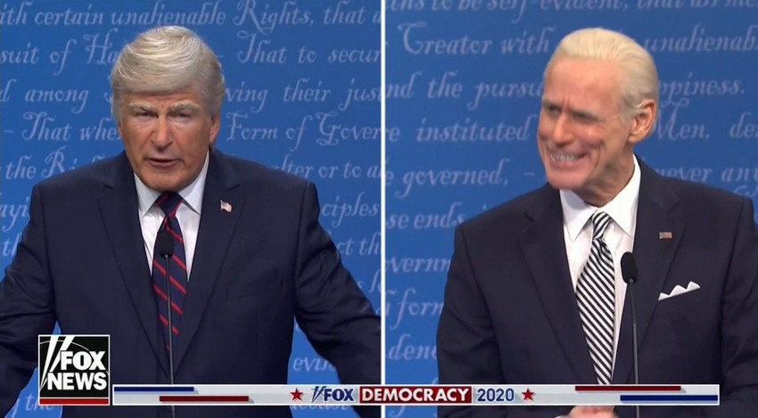 Alek Boldvin i Džim Keri kao Donald Tramp i Džozef Bajden