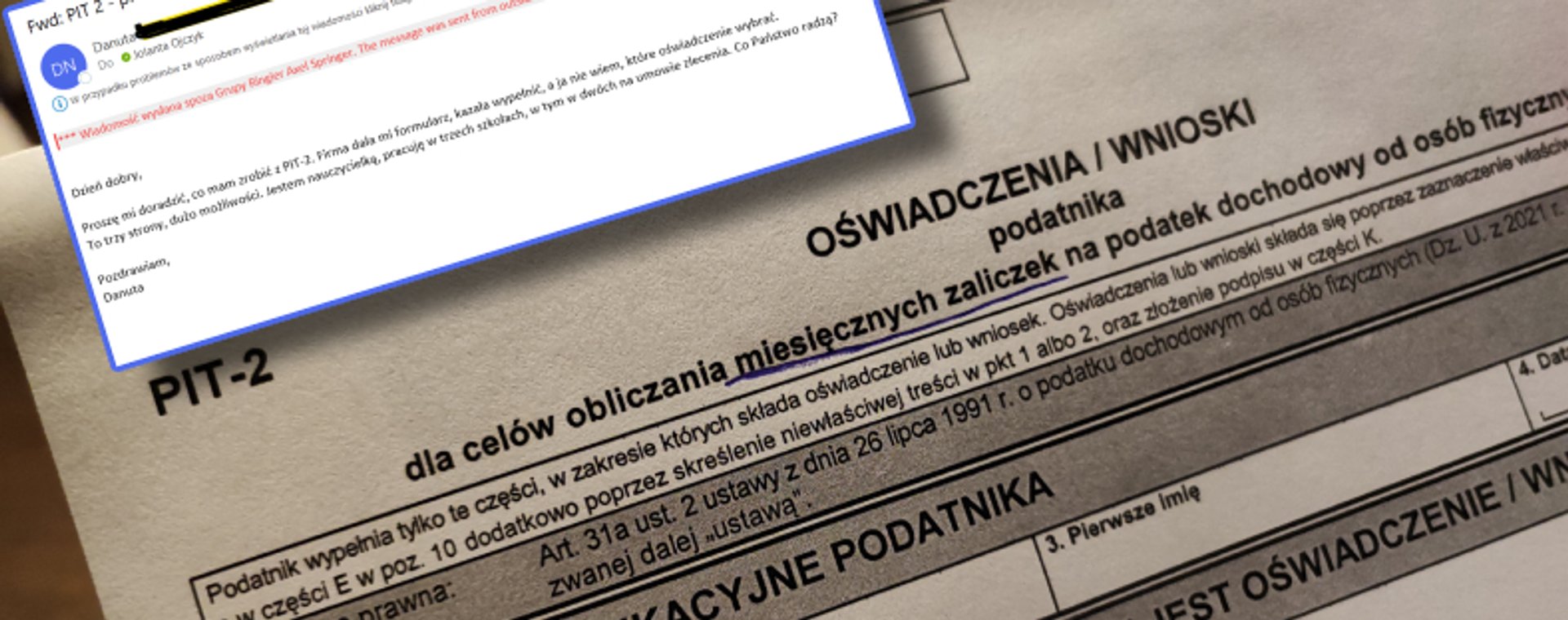 PIT-2 w nowej wersji daje wiele możliwości. Pracownicy nie wiedzą jednak, co z nim zrobić. Czasami lepiej nic nie robić.