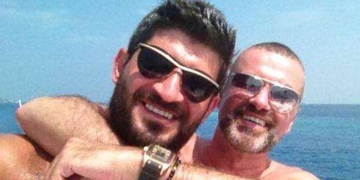 George Michael i jego chłopak Fedi Fawaz