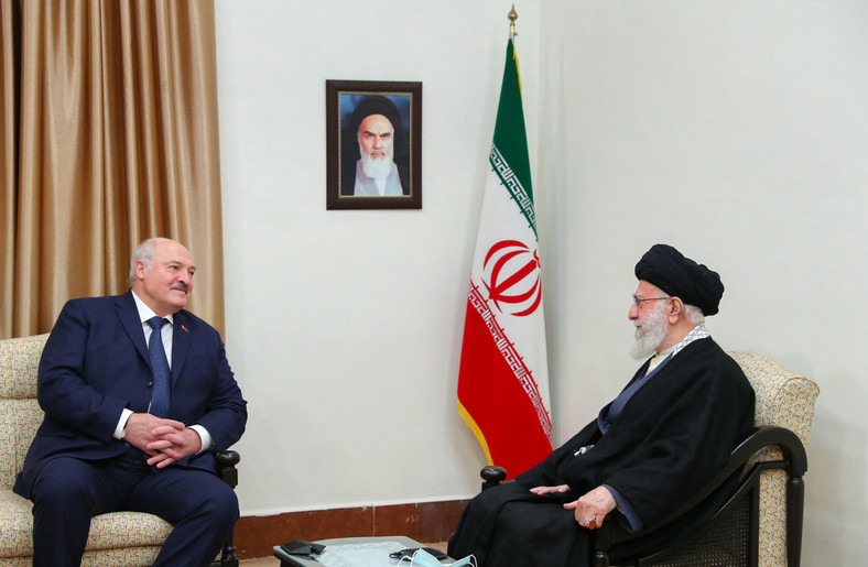 Alaksandr Łukaszenka i Ali Chamenei, Teheran, 2023 r.