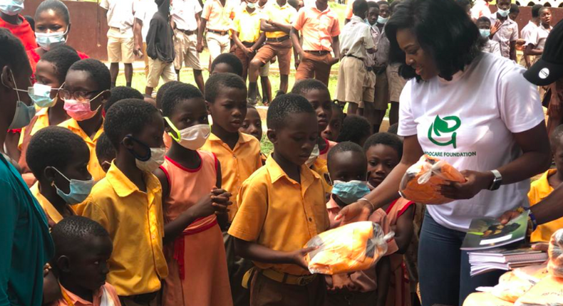 Beauty queen Rebecca Asamoah to give school uniforms, stationary, others to Akuapem M/A Basic School
