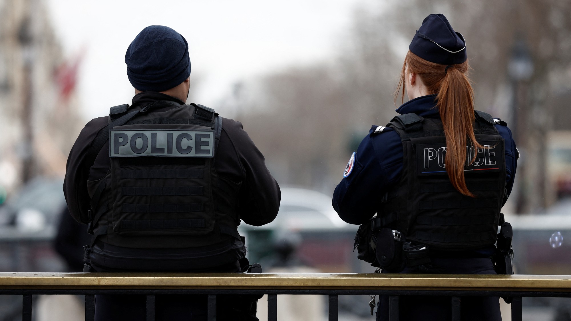 Francúzska polícia - ilustračná fotografia