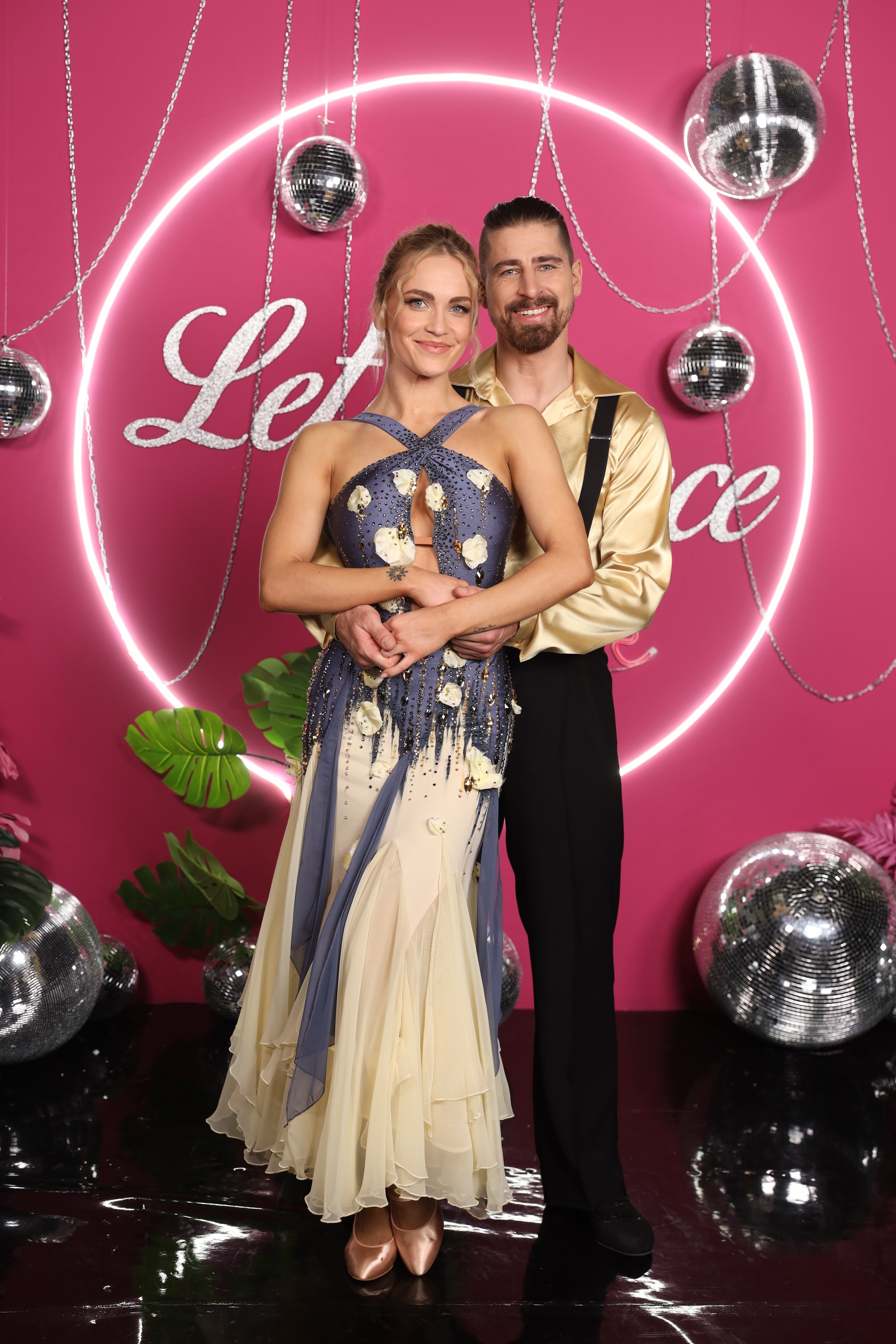 Peter Sagan a Eliška Lenčešová v Let's Dance.