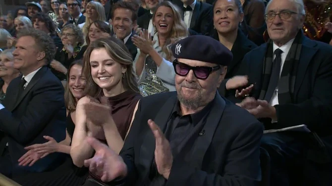 Džek Nikolson na proslavi 50. godina šoua Saturday Night Live