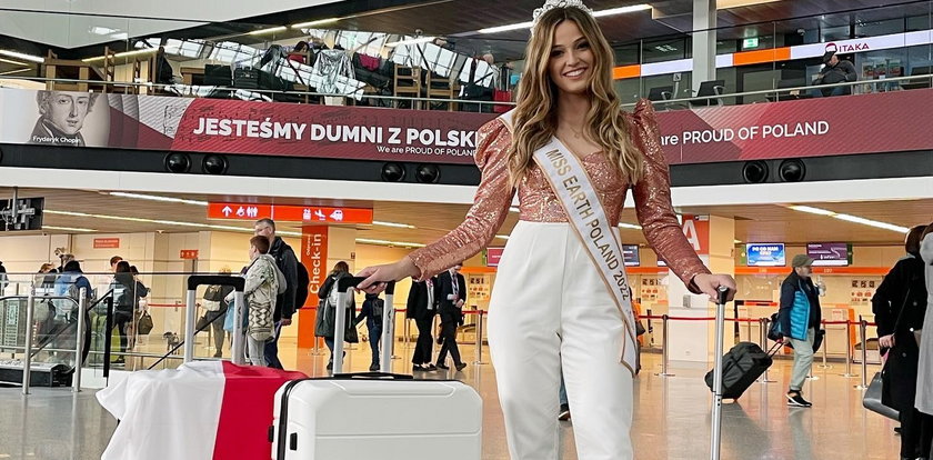 Ile bagażu zabrała z sobą na Filipiny Julia Baryga, II Miss Polonia, finalistka Miss Earth? Nie uwierzysz, że sukienki miss z Łodzi aż tyle ważą...