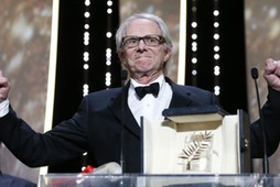 Ken Loach na festiwalu w Cannes