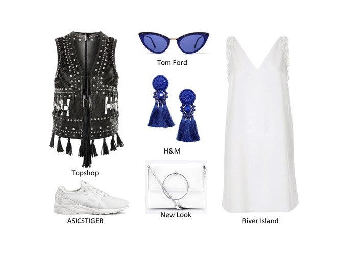 Ubrania z frędzlami na lato 2018. STYLIZACJE