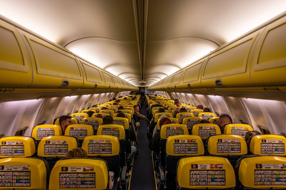 Unutrašnjost aviona Boing 737 - 800