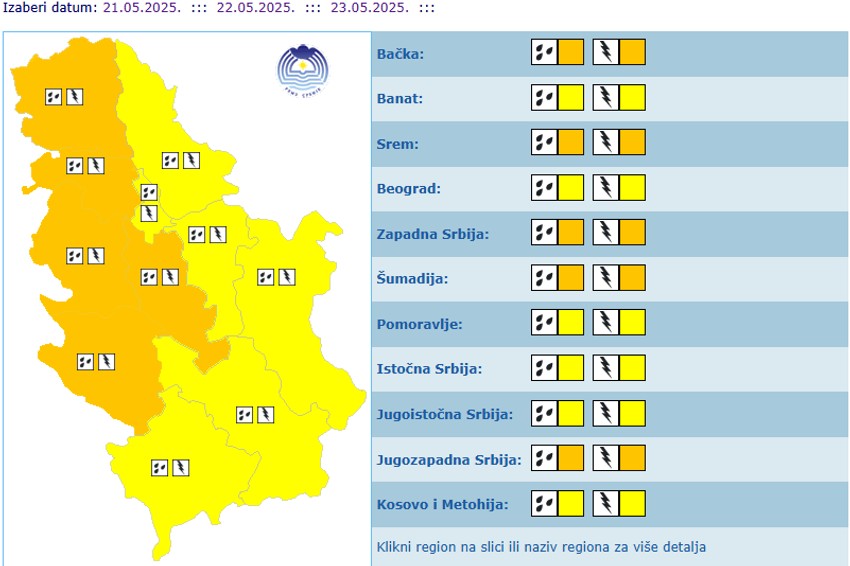 Meteoalarm 23.5.