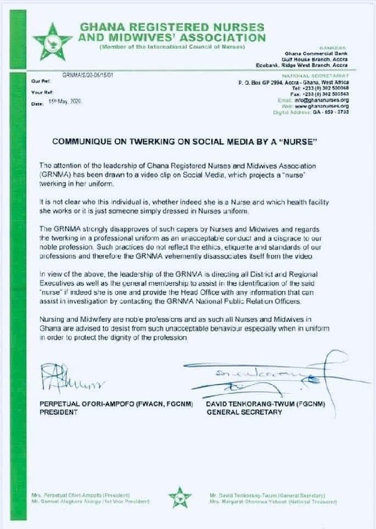 NMC letter