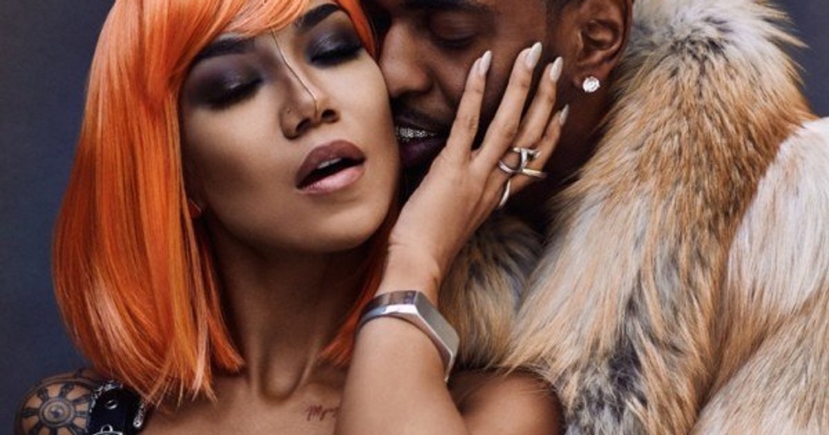 Jhene Aiko, Big Sean Couple share passionate kiss on stage [ARTICLE