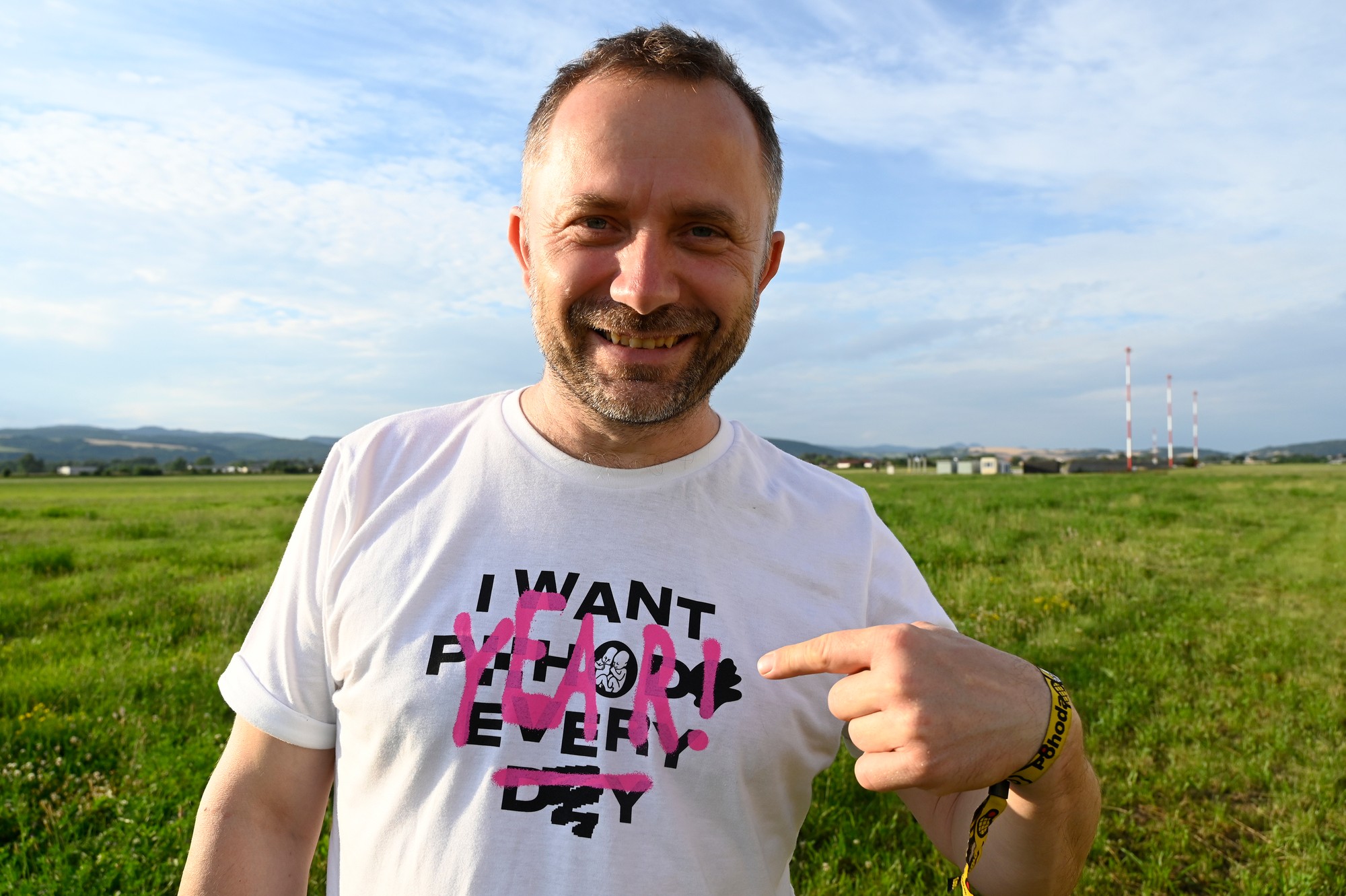 Zakladateľ Pohoda festivalu Michal Kaščák.