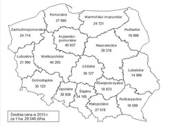 Mapa cen polskiej ziemi. Zobacz, ile kosztują grunty w naszym kraju