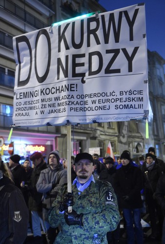 Manifestacja przed siedzibą Państwowej Komisji Wyborczej