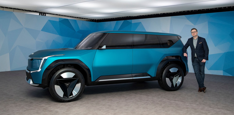 Ta studyjna Kia EV9 Concept zapowiada topowe elektryczne auto tej firmy, które trafi do Europy w II połowie 2023 r.