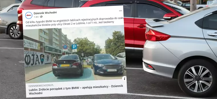 BMW wieczorem znika, rano się pojawia. Policja rozkłada ręce