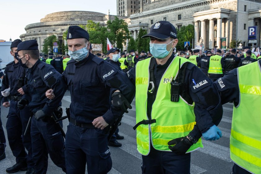 Protest przedsiębiorców w Warszawie