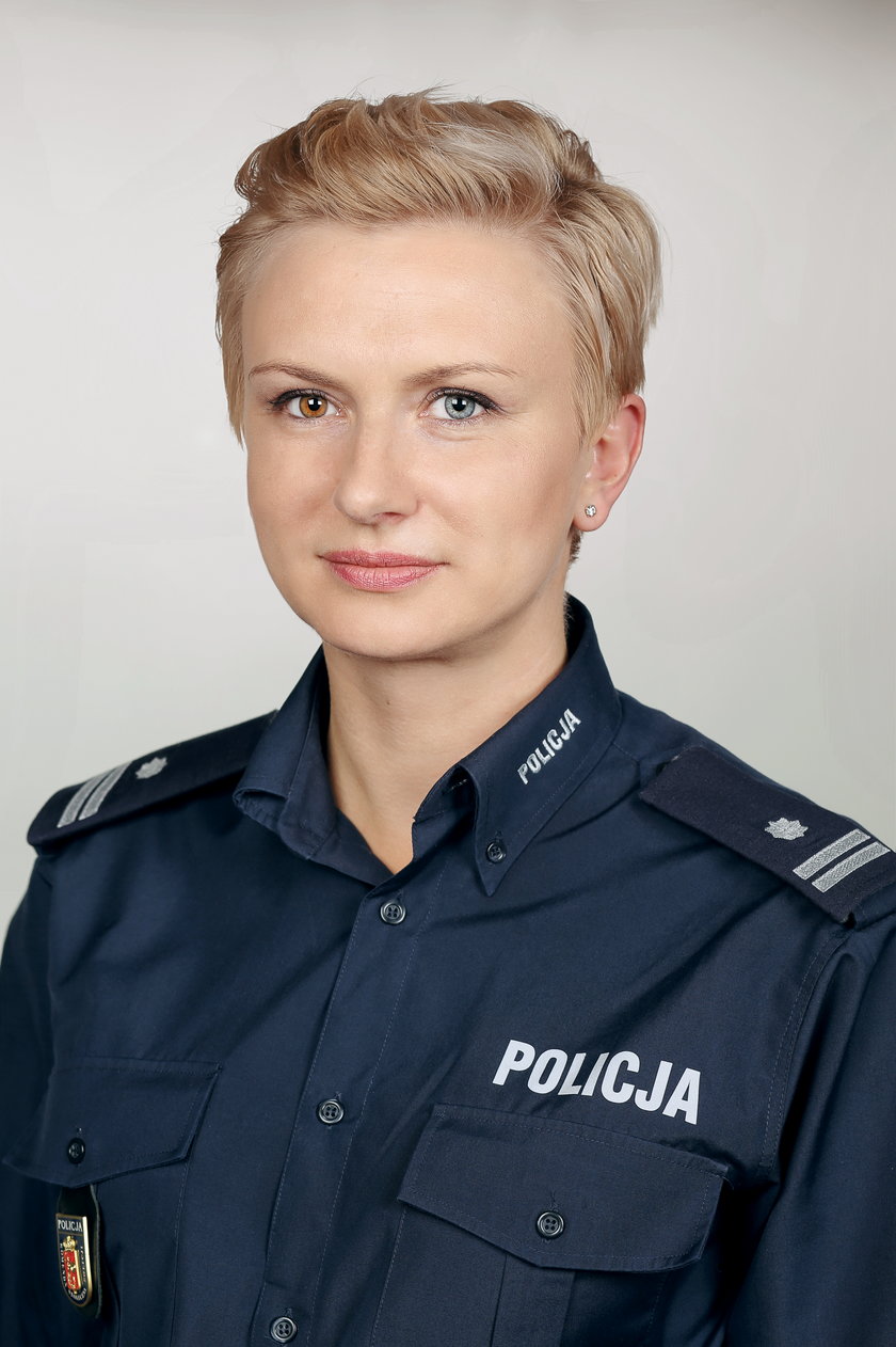 podinspektor Magdalena Bieniak z Komendy Stołecznej Policji