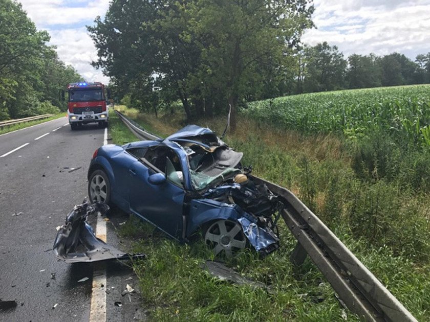 Śmiertelny wypadek na prostej drodze. Zginął 34-latek