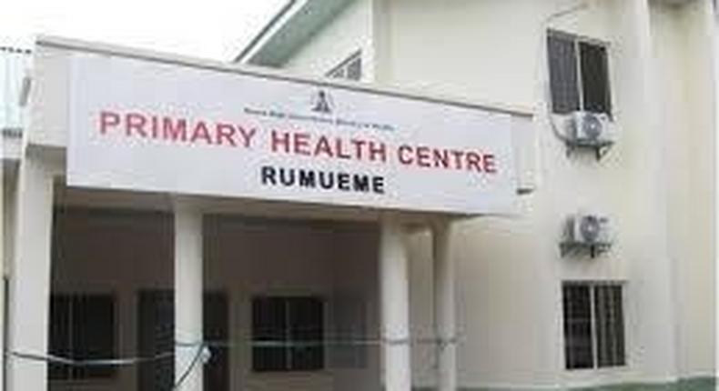 A primary healthcare centre in Nigeria