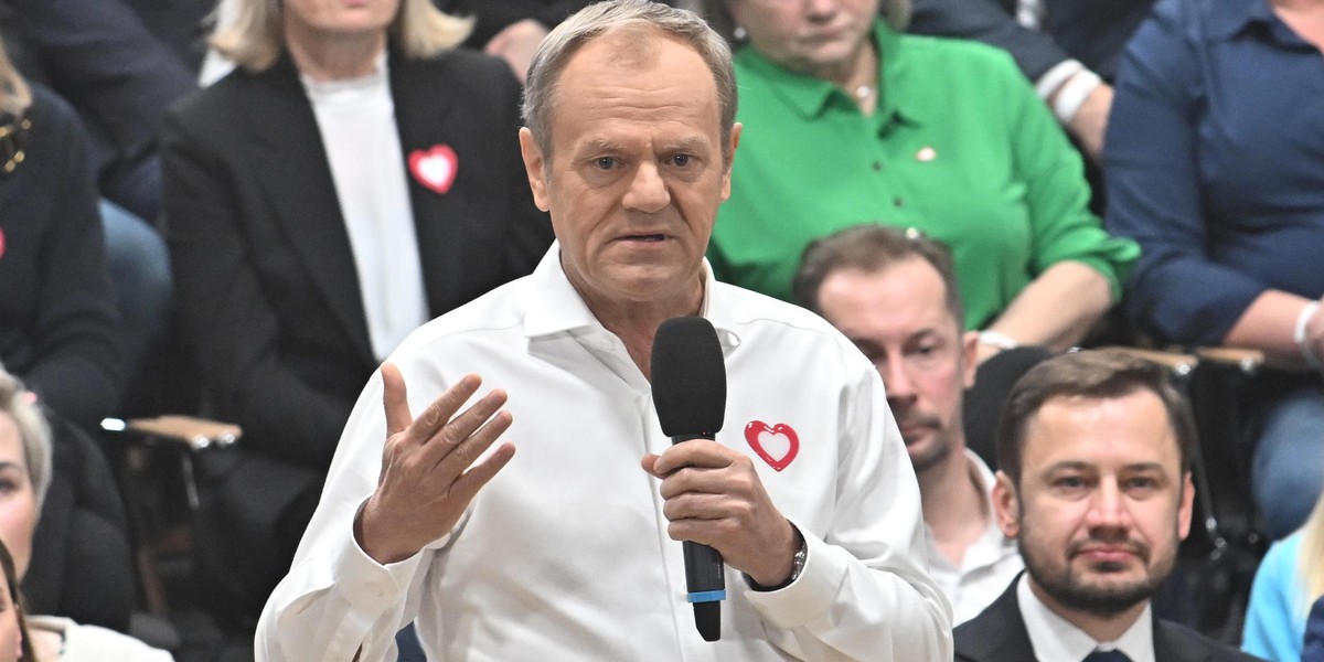 Donald Tusk na konwencji Koalicji Obywatelskiej w Warszawie