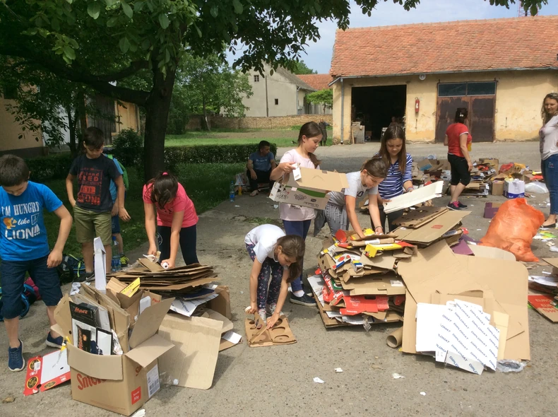 S jedne od akcija prikupljanja otpada