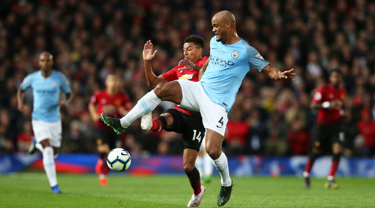 Vincent Kompany / Fotó: MTI/EPA/Nigel Roddis