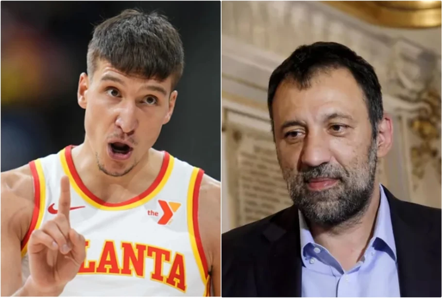 Vlade Divac i Bogdan Bogdanović