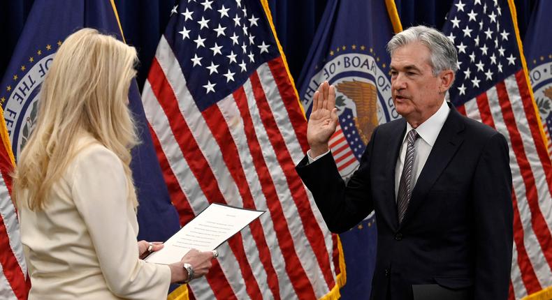 Fed Chairman Jerome Powell.OLIVIER DOULIERY/Getty Images