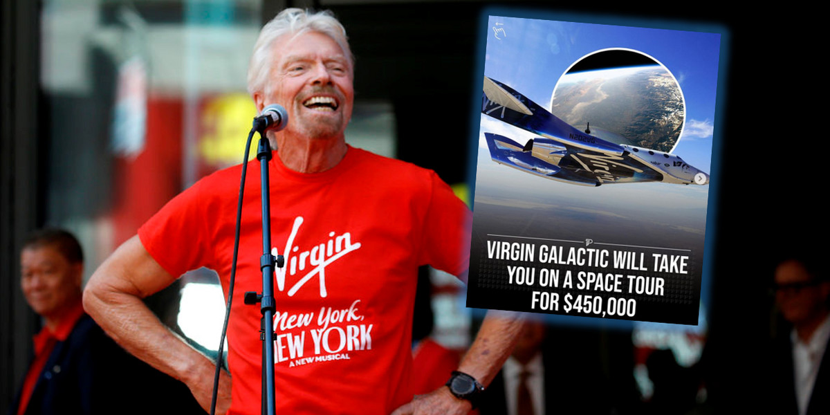 Firma Virgin Galactic Richarda Bransona wybrała trudny moment na ogłaszanie komercyjnych lotów w kosmos.