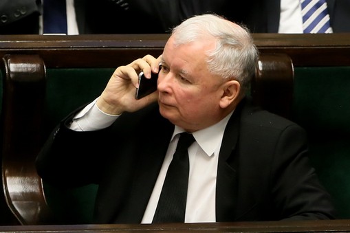 Prezes PiS Jarosław Kaczyński