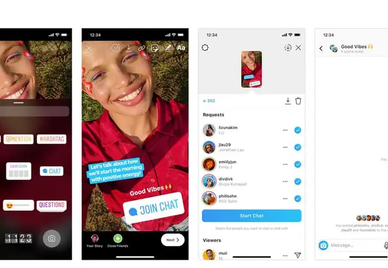 Instagram modyfikuje funkcję Stories. Czat grupowy pod zdjęciami i filmikami