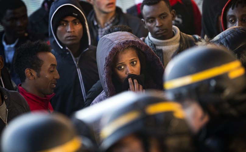 POZOSTAŁOŚCI PO 'DŻUNGLI' W CALAIS