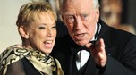 Max Von Sydow i jego żona Catherine Brelet, BAFTA  2012, fot. PAP/EPA