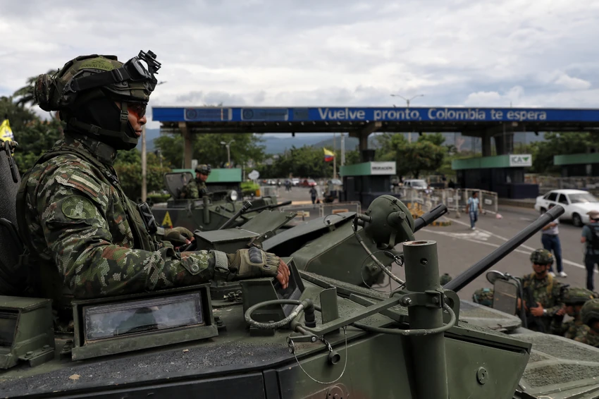 Kolumbija vojska granica